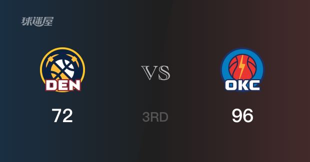 NBA季后赛:三节数据,雷霆以96-72领先掘金,亚历山大23分3篮板3助攻 NBA季后赛:三节数据,雷霆以96-72领先掘金,亚历山大23分3篮板3助攻