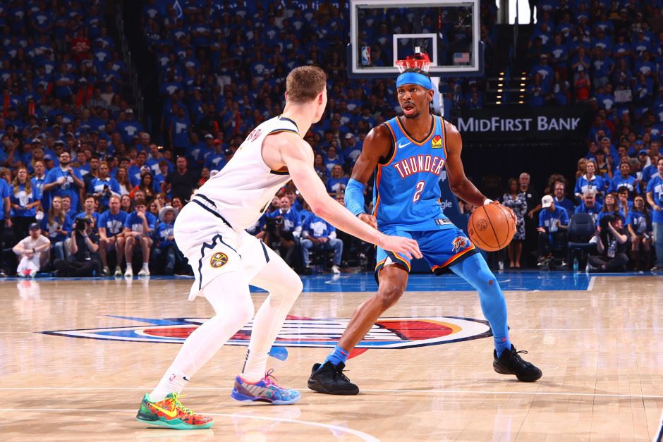 NBA季后赛掘金vs雷霆今日战报 亚历山大率队大胜掘金!雷霆时隔九年重返西决! NBA季后赛掘金vs雷霆今日战报 亚历山大率队大胜掘金!雷霆时隔九年重返西决!